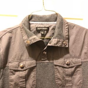 Banana Republic Long Sleeve 1/4 Button Up